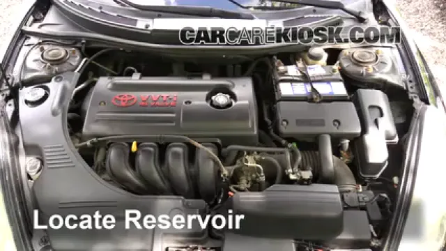 2001 Toyota Celica GT 1.8L 4 Cyl. Windshield Washer Fluid Add Fluid